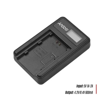 Andoer USB Camera Battery Charger за Sony NP-FZ100 Battery A7III A7RIII A7SIII A9 Camera