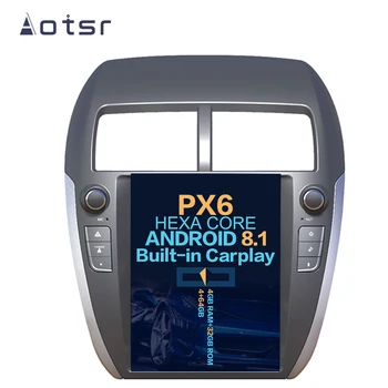 Android 8.1 Tesla Style PX6 no Car DVD Player GPS Navigation For MITSUBISHI ASX RVR Outlander Head Multimedia Стерео уредба, Autoradio