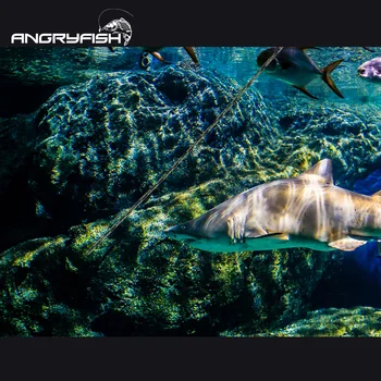 Angryfish нов цвят на 4 направления ракита Линия на 100 м плодове зелен PE сплетен 0.4#-6.0# PE сплетен Мультифиламентная риболов линия 10-60LB