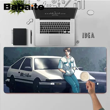 Babaite Top Quality INITIAL D Super car AE86 gamer play mats подложка за мишка Безплатна доставка Голяма подложка за мишка, клавиатура, подложка