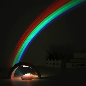 BRELONG LED Rainbow Night Light Color Friends Party Atmosphere Светлини Birthday Gift Battery Power