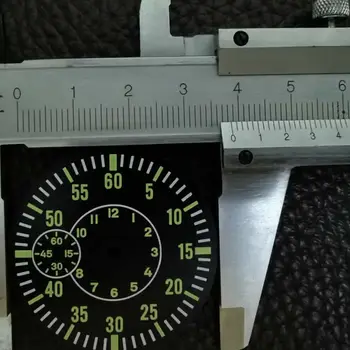 Corgeut 38.5 мм люминесцентный циферблат и стрелки combinati Fit Eta6497 st36 ръчен механизъм