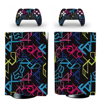 Custom Design PS5 Standard Disc Edition Skin Sticker Decal Cover for PlayStation 5 Console & Controllers PS5 Skin Sticker винил