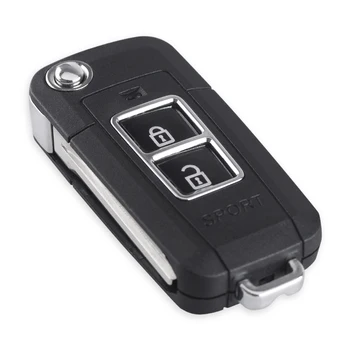 Dandkey за Toyota Camry Prado Highlander Yaris Vios 2 бутона flip сгъваема модификация на марката Remote Key Shell Case shell key