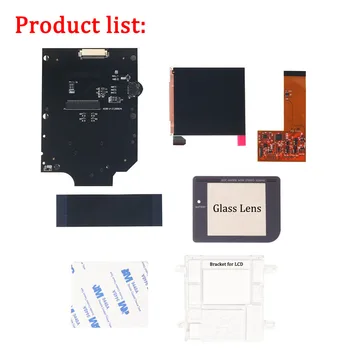 DMG IPS LCD Screen Комплекти with Customized Pre-Cut Housing Shell for GB DMG High light 36 Retro Color Backlight, No need cutting
