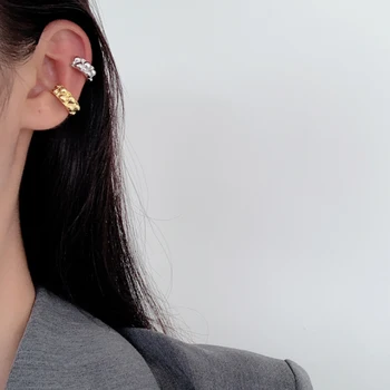 F. I. N. S само 1 бр S925 сребро ушния скоба за жени нежен уникален Штабелируемый ушния кости мода изискани обеци бижута