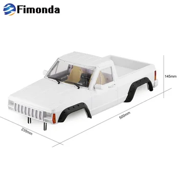 Fimonda 313 мм, колесната база твърда пластмаса Cherokee пикап корпус за 1/10 RC верижен автомобил аксиален SCX10 & SCX10 II 90046 90047
