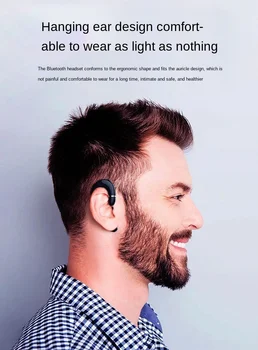 HBQ най-новият Bluetooth 5.0 безжична слушалка стерео хендсфри бизнес-слушалки с микрофон слушалки за iPhone Samsung