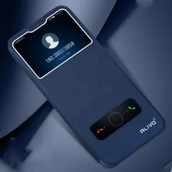 Honor 8X Flip Case Stand магнитна прозорец на кутията на телефона за Huawei Honor 8X 9X Pro 9A кожен калъф Honor X10 Max Case funda 8 X 9 X