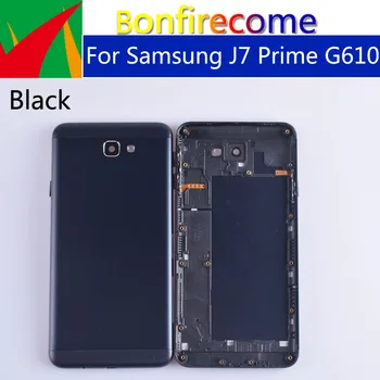 J7Prime за Samsung Galaxy J7 Prime G610 G610f On7 2016 корпус капак на отделението за батерията делото задната врата на шасито Shell
