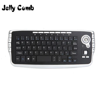 Jelly Comb Mini 2.4 G безжична клавиатура с Трекбольной клавиатура за Smart TV Box Multi-media Functional Trackball Air Mouse