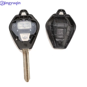Jingyuqin 10p Remote 2 Buttons Car Key Shell Case For Isuzu D-Max 2 Fob Case
