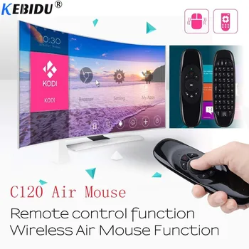 Kebidu C120 2.4 Ghz Air Mouse акумулаторна безжична клавиатура и дистанционно управление за Android TV Box Computer руски английски език