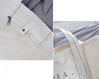 Leisure Платно Tote Bag Big Capcity Fashion Make Old плечевая чанта за тийнейджър корея плат Eco-friendly Open Crossbody Чанта