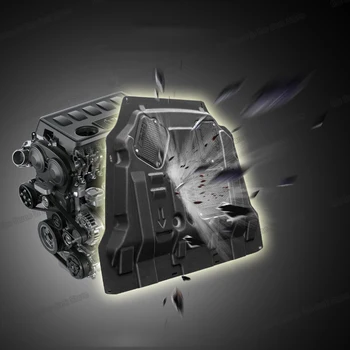 Lsrtw2017 твърд пластмасов автомобилен двигател шаси шасито на метална дъска Капак за Changan Cs85 Coupe 2019 2020 2021 авто аксесоари