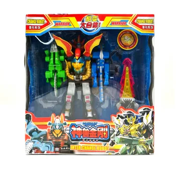 Megazords UCHU SENTAI KYURANGER Transformation Робот Динозавър Rangers Toys фигурки на герои за деца коледни подаръци