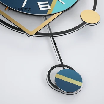 MEISD Nordic Clocks акрилни часовник Кварцов безшумни коледна украса маятниковые часовници Home Decor Horloge голям Безплатна доставка