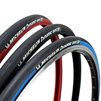 Michelin гуми динамични пътен наем гуми многоцветни сликов 700 * 23 ° 25C 28В син червен черен 700C Колоездене на велосипед гуми аксесоари