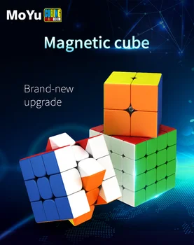 Moyu RS4M 2020 4x4 RS3M 3x3x3 RS2M 2x2 Magnetic Cube RS3M2020 CubingClassroom Professional 3x3 SpeedCube RS4 M Пъзел MagicoCubo