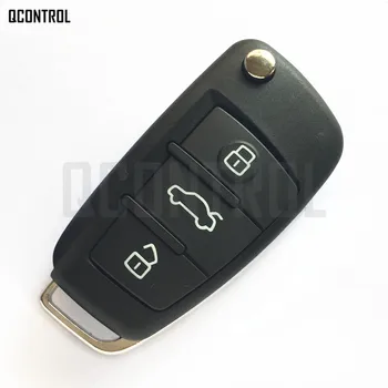 QCONTROL Car Remote Key САМ за AUDI A3 S3 A4 S4 TT 8P0837220E/5FA009272-31 2005 2006 2007 2008 2009 2010 2011 2012 2013