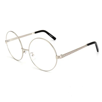Royal момиче 2020 дамски слънчеви очила рамка стари ретро големи метални джанти прозрачни лещи кръгли класически очила очила ss340