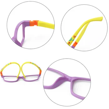 Seemfly Подвижни Детски Очила Гъвкави Меки Детски Прозрачни Лещи Очила Момчета Момичета Очила Oculos Gafas Унисекс Слънчеви Очила