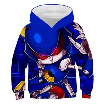 Sonic на Таралеж 3D деца блузи за момичета 2020 детска Hoody за момчета, момичета, пот риза детето е момче, качулки облекло