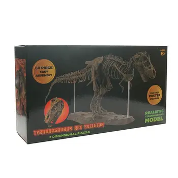 T Rex Тиранозавър Рекс Skeleton Динозавър Toy Animal Модел Колектор Super Decor Y4UD