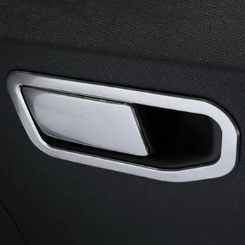 Tonlinker интериор ръкавици кутия с дръжка на кутията стикер за Peugeot 3008/GT 2016-19 оформление на автомобила 2 бр капачка от неръждаема стомана стикер