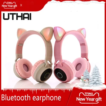 UTHAI D35 TWS преносими / безжичен Bluetooth слушалка 5.0 сгъваеми стерео слушалки аудио слушалки с музикален микрофон