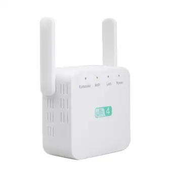 WiFi Booster Продължавам повторител на сигнала WiFi 300 Mbps на 2,4 Ghz за Wi-Fi обхват AP точка за достъп UK Plug домакински компютърна мрежа за части