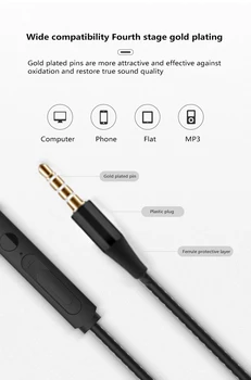 X10 3.5 мм слушалки с кабел, спорт слушалки 1.2 м в ухото дълбок бас стерео слушалки w / микрофон за iphone, samsung, huawei, xiaomi vivo oppo