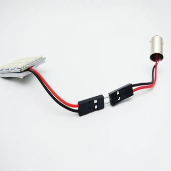 Ysy 50 бр. BA9S адаптер за всички автомобили куполни светлини led панел за осветление на интериора на колата конектори крушка BA9S основен адаптер