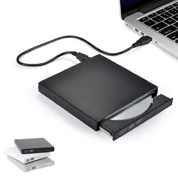Автоматично вдишване USB 2.0 външен диск горелки Combo DVD ROM оптично устройство CD VCD Записвачка Четец Player за лаптоп