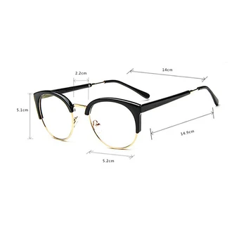 Анти-синя светлина за котешки очи мъжки слънчеви очила Жени Прозрачни рамки за очила анти-усталостное радиация ретро Sleep aid Eyewear