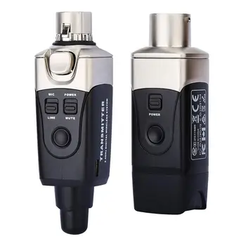 Безжичен микрофон система Xvive U3, акумулаторна 2.4 G, подходяща за динамичен микрофон XLR-лабиален хармоници. Безжична аудио система за маймуната