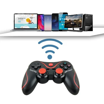 Безжична Android Gamepad T3 X3 Безжичен джойстик гейм контролер bluetooth BT3.0 джойстик за мобилен телефон Tablet TV Box притежателя