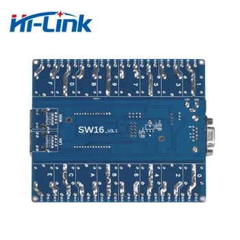 Безплатен shipppin 16-канален WIFI релеен модул за гладене HLK-SW16 Smart Remote Switch Control Android, IOS system