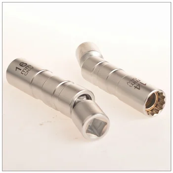 Висока якост и магнитна запалителната свещ муфа ключ 16 мм 14 мм запалителната свещ гнездо магнитен инструмент за премахване