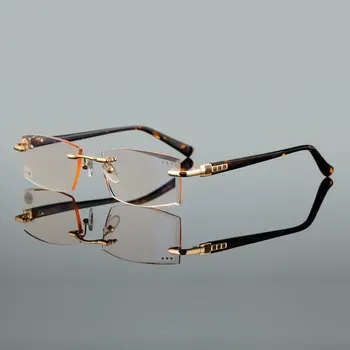 високо качество на рязане, пресбиопия лещи квадратни очила за четене мода пресбиопические очила за далекогледство мъже