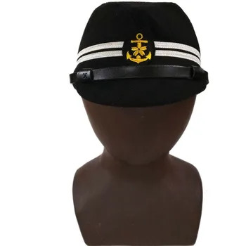 Втората световна война WW2 японски офицер на флота шапка военно-полева капачката черен цвят, в размер - World military Store