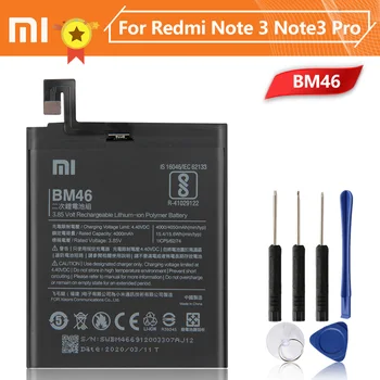 Въведете Xiaomi Mi BM46 оригиналната работа на смени батерия за Xiaomi Redmi Note3 Redrice Pro Hongmi Note 3 4050mAh +инструмент