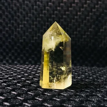 Гореща разпродажба! Естествен цитрин кристални пръчка точка опушен жълти кристали кварц точка изцеление Изцеление в подарък