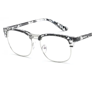 Елегантна овална мода самоличността на слънчеви очила рамка тенденция метал ретро фигура декорации на ноктите е плоско огледало студент изкуство слънчеви очила рамка.