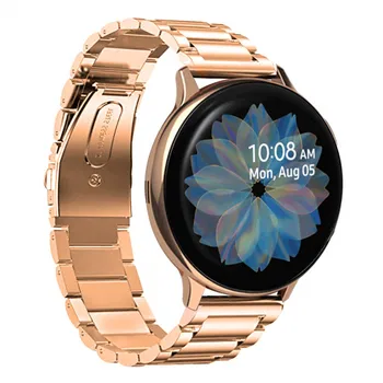 За Ticwatch C2 rose gold версия на каишка за часовник каишка за часовник от неръждаема стомана и 18 мм за NOKIA HR STEEL 36 мм Huawei Talkband B5 Band