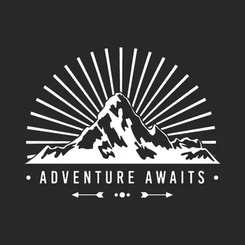 Залез планина серия от приключения чака стикер стикер е подходящ RV Campervan Каравана на Колела