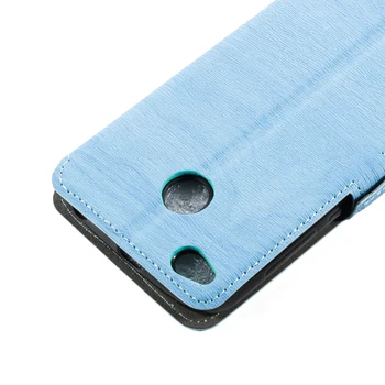 Изкуствена кожа телефон чанта за носене за Xiaomi Redmi 4X флип калъф за Xiaomi Redmi 4X View Window Book Case мека силиконова делото Tpu