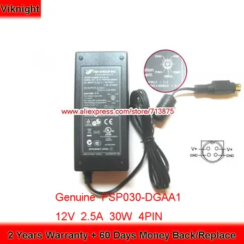 Истински Fsp030-DGAA1 Ac адаптер 12 в 2.5 и 30 Вата зарядно устройство за Abus TVVR30003 TVVR20001 компактен цифров рекордер на храна