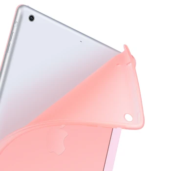 Калъф за iPad 2 Air Air 1,мека делото TPU smart cover flip stand Case ПУ кожен калъф за iPad Air и прахоустойчив, удароустойчив