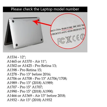Калъф за преносим компютър Macbook Air Pro Retina 11 12 13 15 карта на света калъф за Mac book Air 13,3 инча A1466 A1932 Pro 13 A1989 A1502